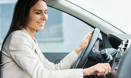 Driving with comfort. Driving with comfort.